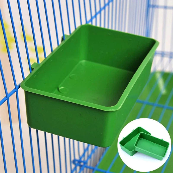 1pc Bird Water Bath Tub Pet Bird Bowl Parrots Parakeet Birdbath Cage Hanging Small Parrot Cage Pet Bird Cage Accessories | Stornfield