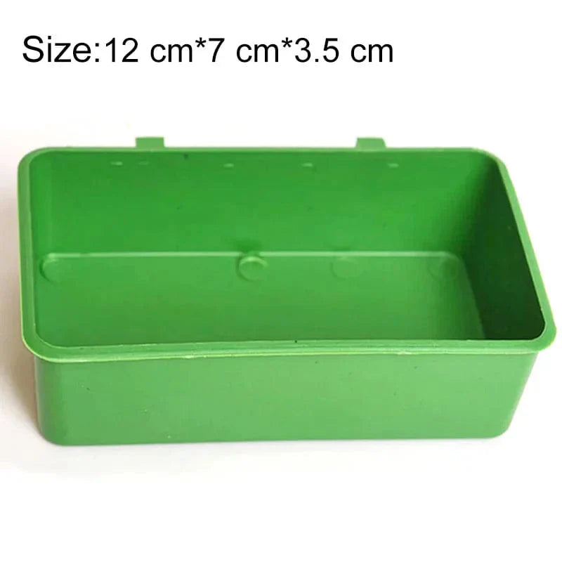 1pc Bird Water Bath Tub Pet Bird Bowl Parrots Parakeet Birdbath Cage Hanging Small Parrot Cage Pet Bird Cage Accessories | Stornfield