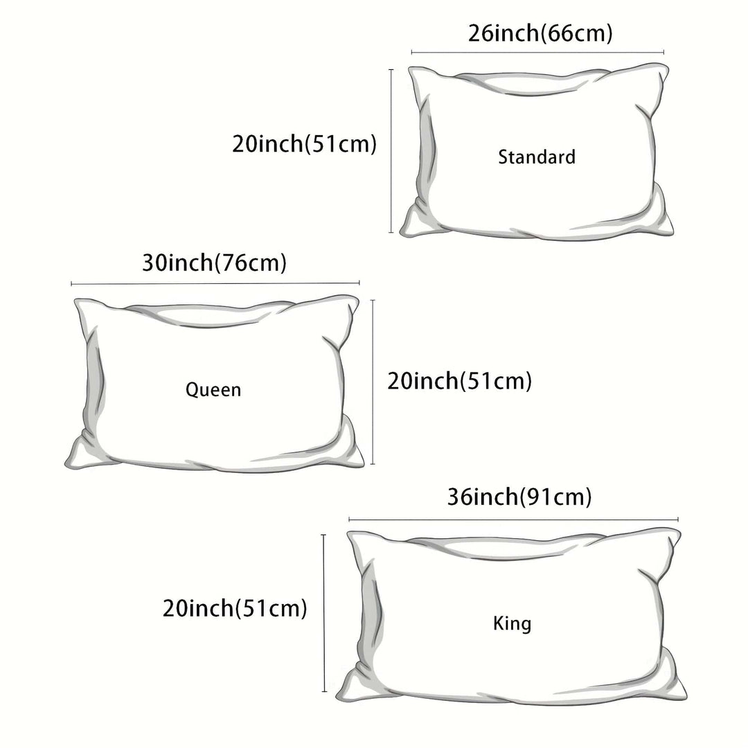 1pc Luxury Hotel Quality Bed Pillow - Cooling & Supportive - Perfect For Bedroom Guest Rooms - Soft Down Alternative Filling For Back, Stomach & Side Sleepers | Stornfield