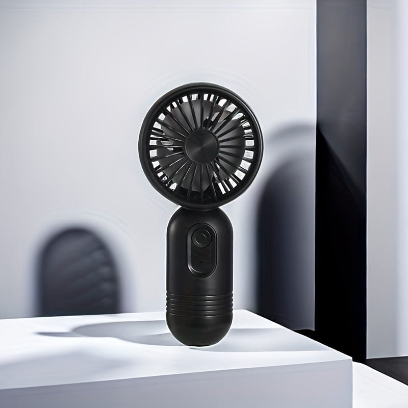 1PC Mini Portable Fan, USB Rechargeable, With 3 Speeds - Handheld Fan For Men And Women - Perfect For Office, Outdoor, Travel, And Camping | Stornfield