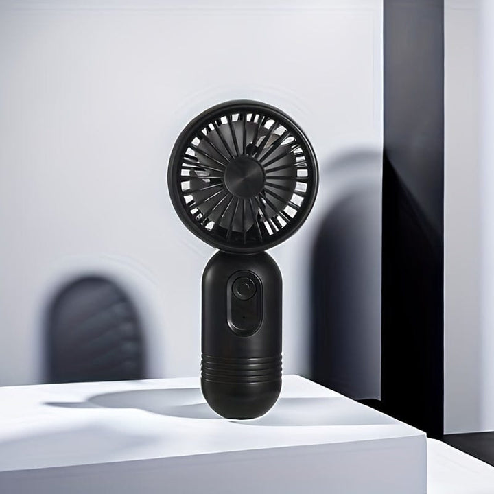 1PC Mini Portable Fan, USB Rechargeable, With 3 Speeds - Handheld Fan For Men And Women - Perfect For Office, Outdoor, Travel, And Camping | Stornfield
