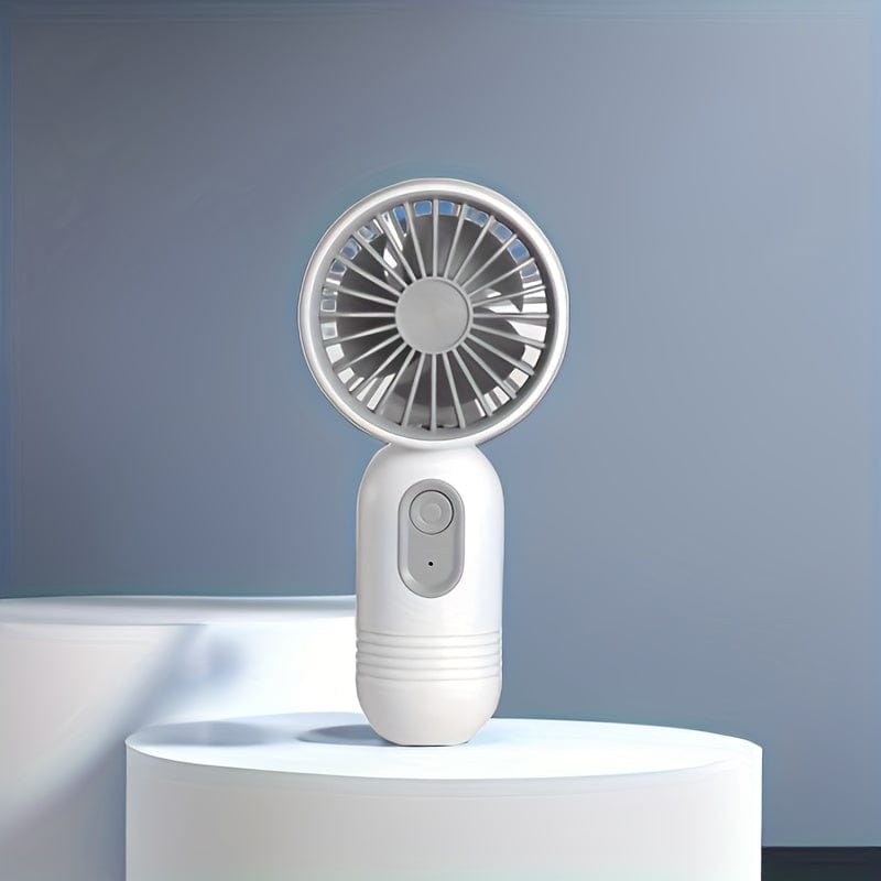 1PC Mini Portable Fan, USB Rechargeable, With 3 Speeds - Handheld Fan For Men And Women - Perfect For Office, Outdoor, Travel, And Camping | Stornfield
