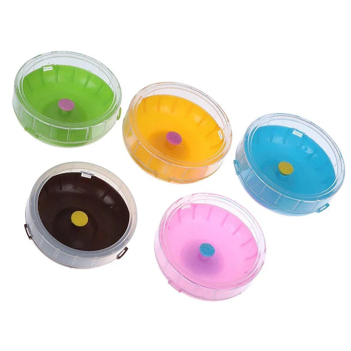 1pcs 11cm Hamster Wheel Small Animal Running Disc Toys Cute Plastic Jogging Exercise Wheel Pet Cage Accessories | Stornfield
