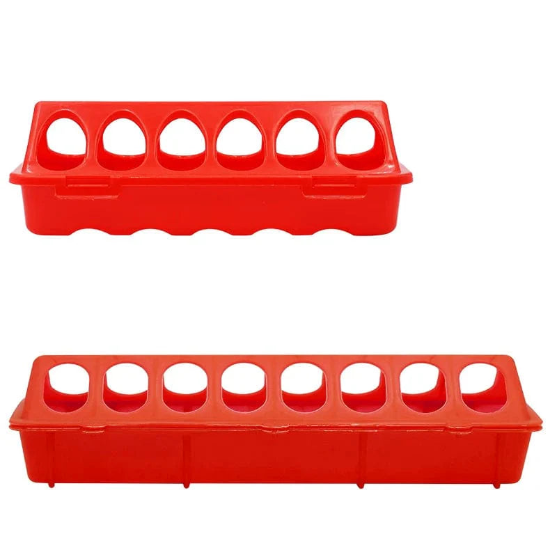 20/30cm Plastic Flip-Top Poultry Bird Feeder Ground Chicken Feeder Trough Pheasant feeding bucket Quality Chick | Stornfield