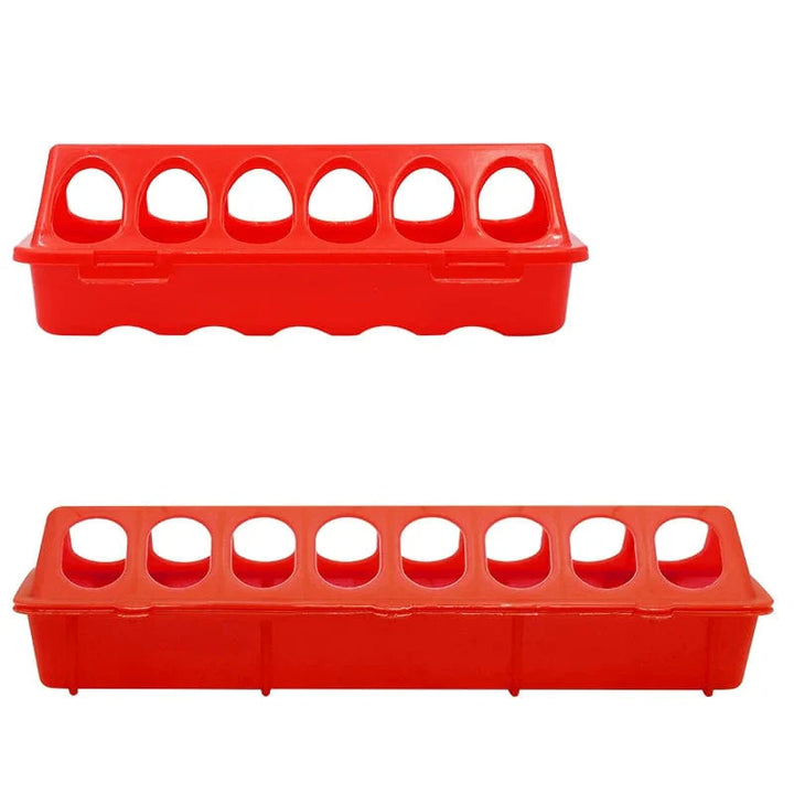 20/30cm Plastic Flip-Top Poultry Bird Feeder Ground Chicken Feeder Trough Pheasant feeding bucket Quality Chick | Stornfield