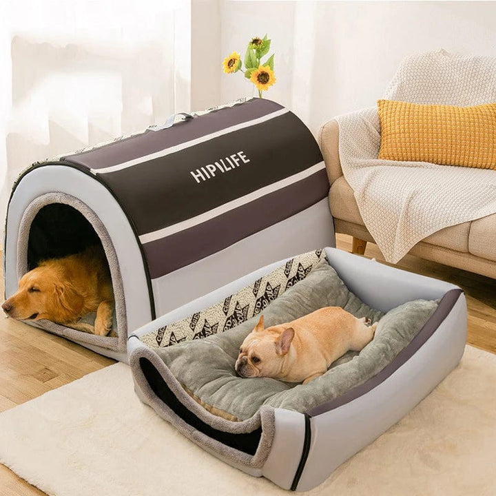2022 New Winter Warm Foldable Dog House Dog Bed Pet Supplies Small and Medium-sized Dogs Warm Pet Supplies Puppy Cave Sofa | Stornfield