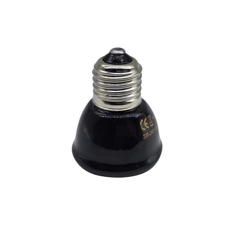 Mini Infrared Ceramic Heating Lamp, Heat Emitter Light Bulb, Pet Reptile, Tortoise Terrapin, Small Pets, 20W, 40W, 60W, 80W | Stornfield