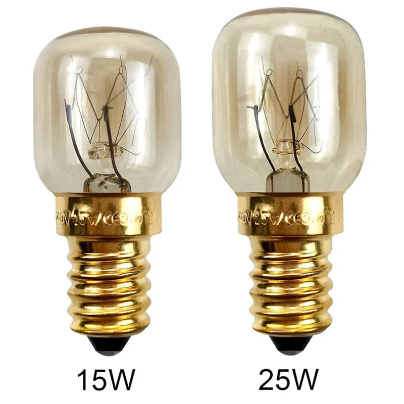 220V High Temperature Bulb 15W 25W E14 300 Degree Microwave Oven Light Bulb Tungsten Filament Steamer Lamp Bulbs Salt Light Bulb | Stornfield