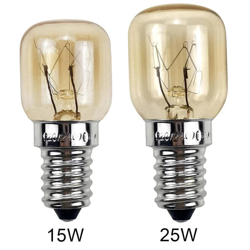 220V High Temperature Bulb 15W 25W E14 300 Degree Microwave Oven Light Bulb Tungsten Filament Steamer Lamp Bulbs Salt Light Bulb | Stornfield