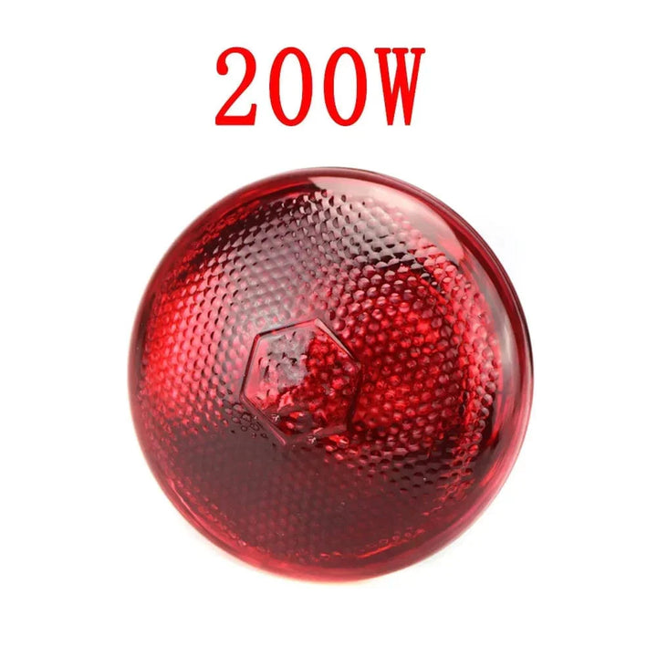 220V Poultry Heating Bulb 100/150/200/275W Infrared Insulation Heating for Reptiles Plants Amphibians Pets Livestock | Stornfield