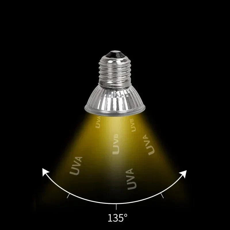 25/50/75W Reptile Light UVA+UVB 3.0 120v-220v Pet Heating Bulb Turtle Basking Bulb Amphibian Lizard Temperature Control | Stornfield