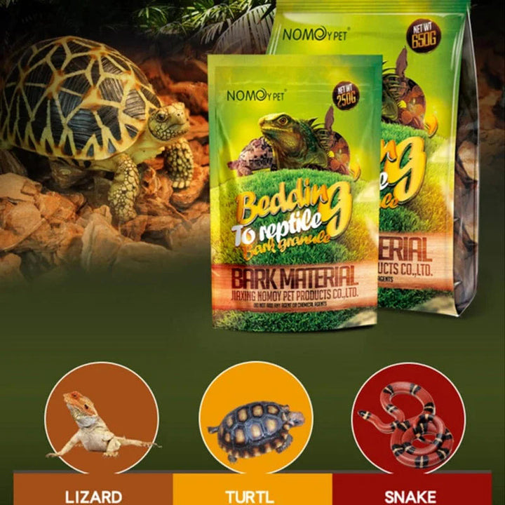 250g/650g Reptile Lizard Turtle Snake Accessory Bedding Material Pine Tree Bark Granules | Stornfield