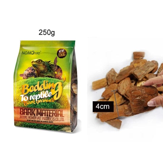 250g/650g Reptile Lizard Turtle Snake Accessory Bedding Material Pine Tree Bark Granules | Stornfield
