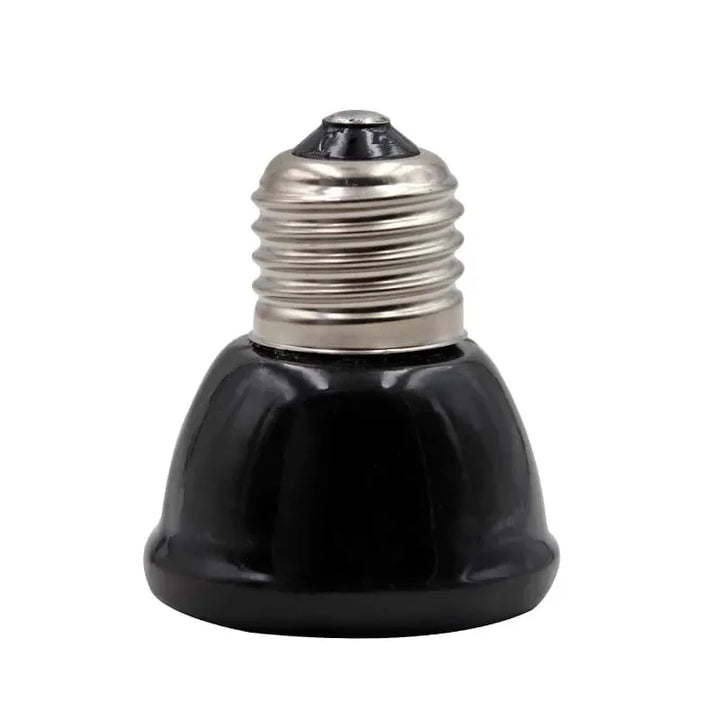 Ceramic Emitter Heat Light  Mini Black Pet Heating lamp Infrared Bulb  25/50/ 75/100W Brooder Chickens Reptile Lamp | Stornfield