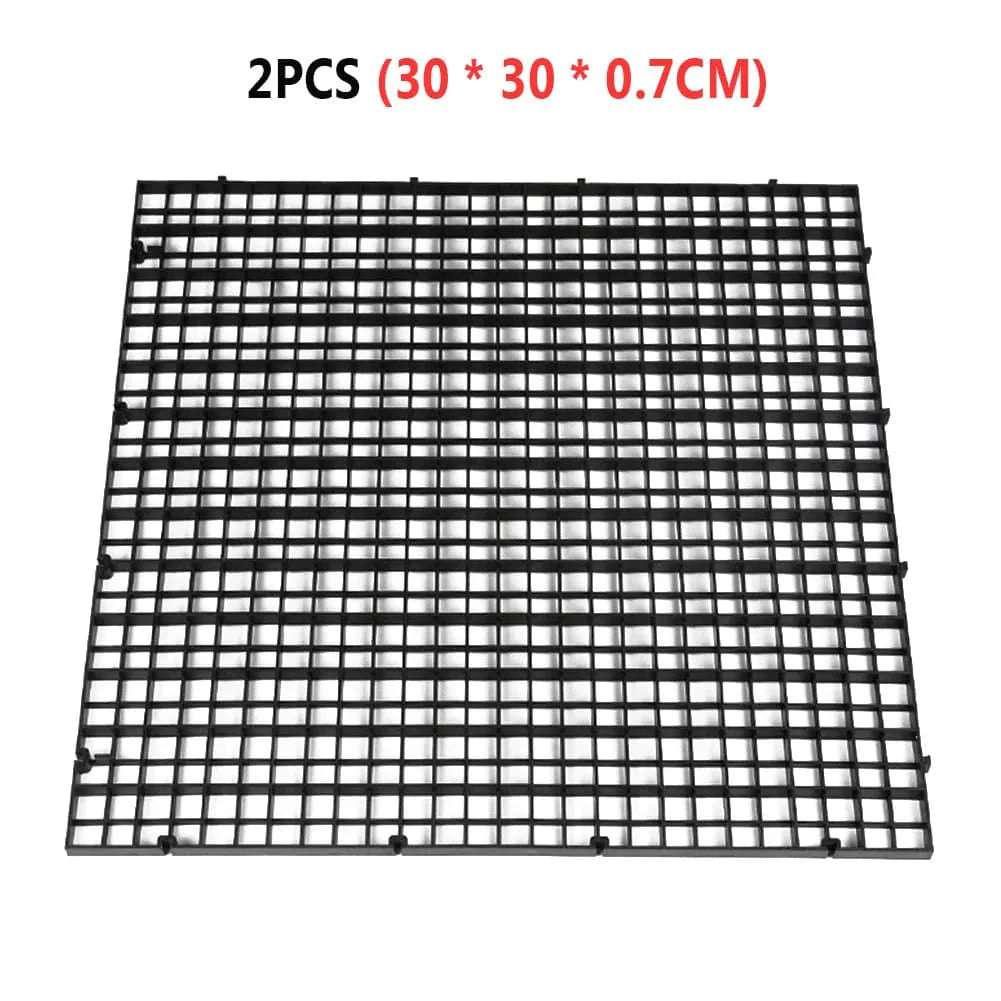2pcs Gravel Grid Isolation Board Aquarium Separator Free Cut Fish Tank Divider Filtration Net Cleaning Tool Replacement Parts | Stornfield