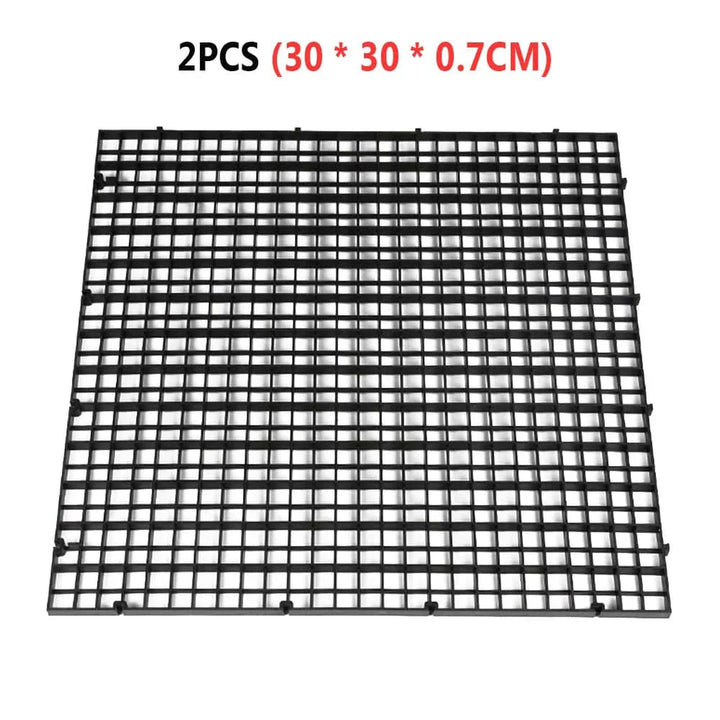 2pcs Gravel Grid Isolation Board Aquarium Separator Free Cut Fish Tank Divider Filtration Net Cleaning Tool Replacement Parts | Stornfield