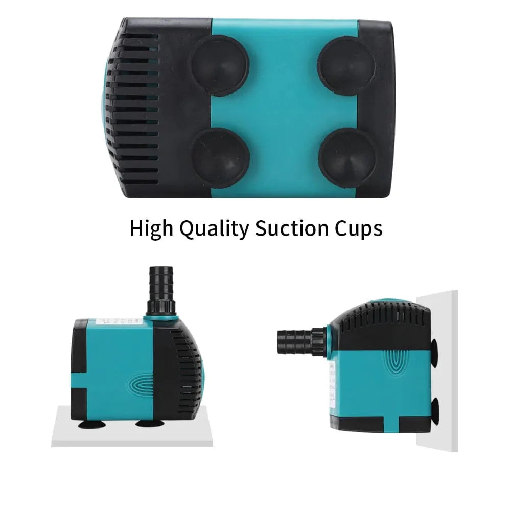 3-60W Ultra-Quiet Submersible Water Pump Fountain Fish Pond Aquarium Water Pump Filter Fish Tank Fountain Pump 220V-240V/110V | Stornfield