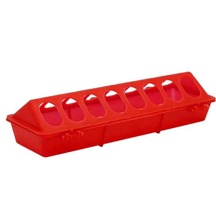 20/30cm Plastic Flip-Top Poultry Bird Feeder Ground Chicken Feeder Trough Pheasant feeding bucket Quality Chick | Stornfield