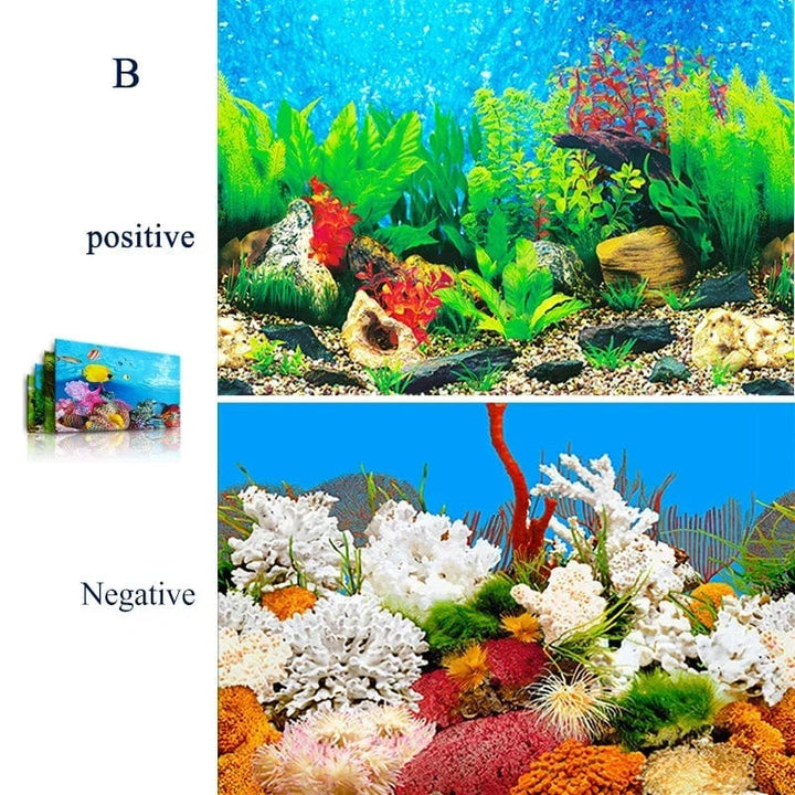 3d Marine Background for Aquarium Decorations Stickers & Poster Goods Decoration Fish Tanks and Aquariums Accessories Aquascape | Stornfield
