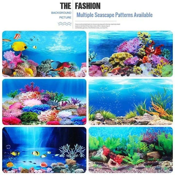 3d Marine Background for Aquarium Decorations Stickers & Poster Goods Decoration Fish Tanks and Aquariums Accessories Aquascape | Stornfield