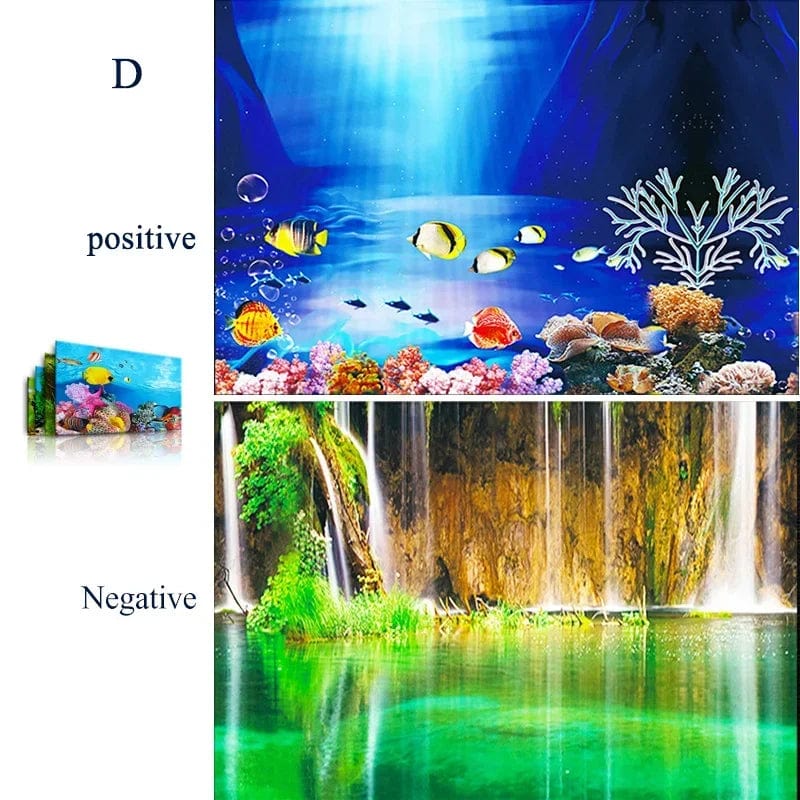 3d Marine Background for Aquarium Decorations Stickers & Poster Goods Decoration Fish Tanks and Aquariums Accessories Aquascape | Stornfield
