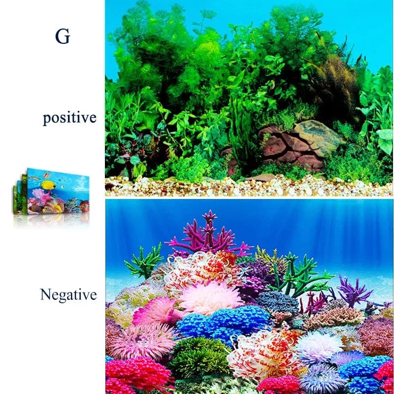 3d Marine Background for Aquarium Decorations Stickers & Poster Goods Decoration Fish Tanks and Aquariums Accessories Aquascape | Stornfield