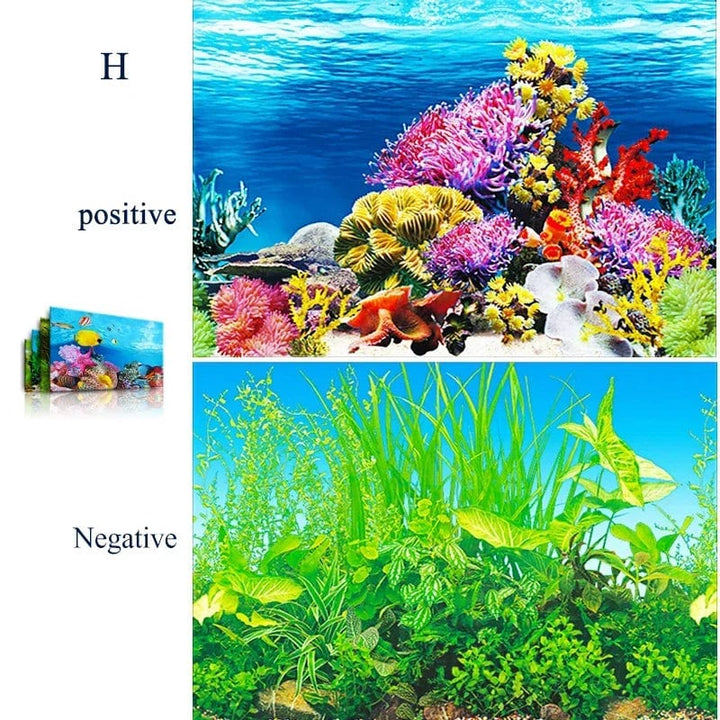 3d Marine Background for Aquarium Decorations Stickers & Poster Goods Decoration Fish Tanks and Aquariums Accessories Aquascape | Stornfield