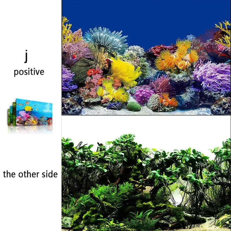 3d Marine Background for Aquarium Decorations Stickers & Poster Goods Decoration Fish Tanks and Aquariums Accessories Aquascape | Stornfield