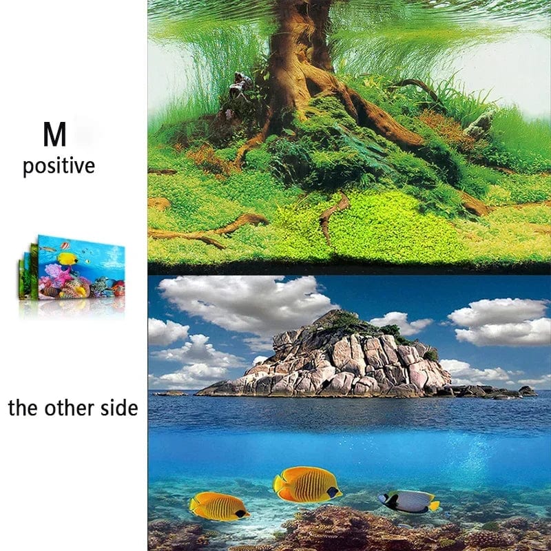 3d Marine Background for Aquarium Decorations Stickers & Poster Goods Decoration Fish Tanks and Aquariums Accessories Aquascape | Stornfield