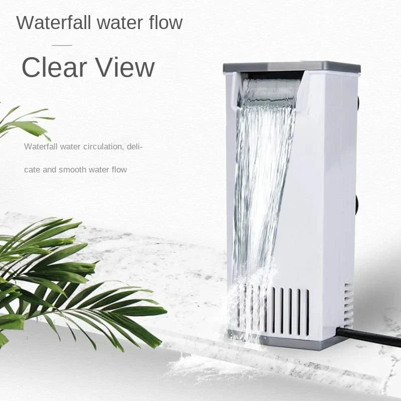 3W 200L/H Waterfall Aquarium Filter Pump Turtle Fish Tank Low Water Level Filter Oxygen Pump Fish Turtle Reptile Supply 220-240V | Stornfield
