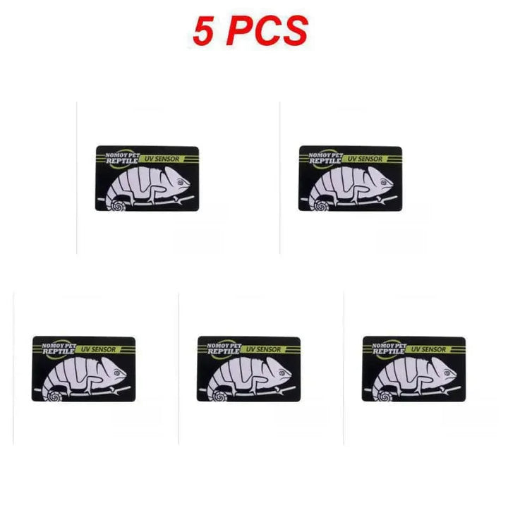 5-1PCS UVB Tester Reptile UVA UVB Fluorescent Lamp Tester Card Reptile Lamp UV Sensor 10 Seconds Quick Test Meter Pet Supplies | Stornfield