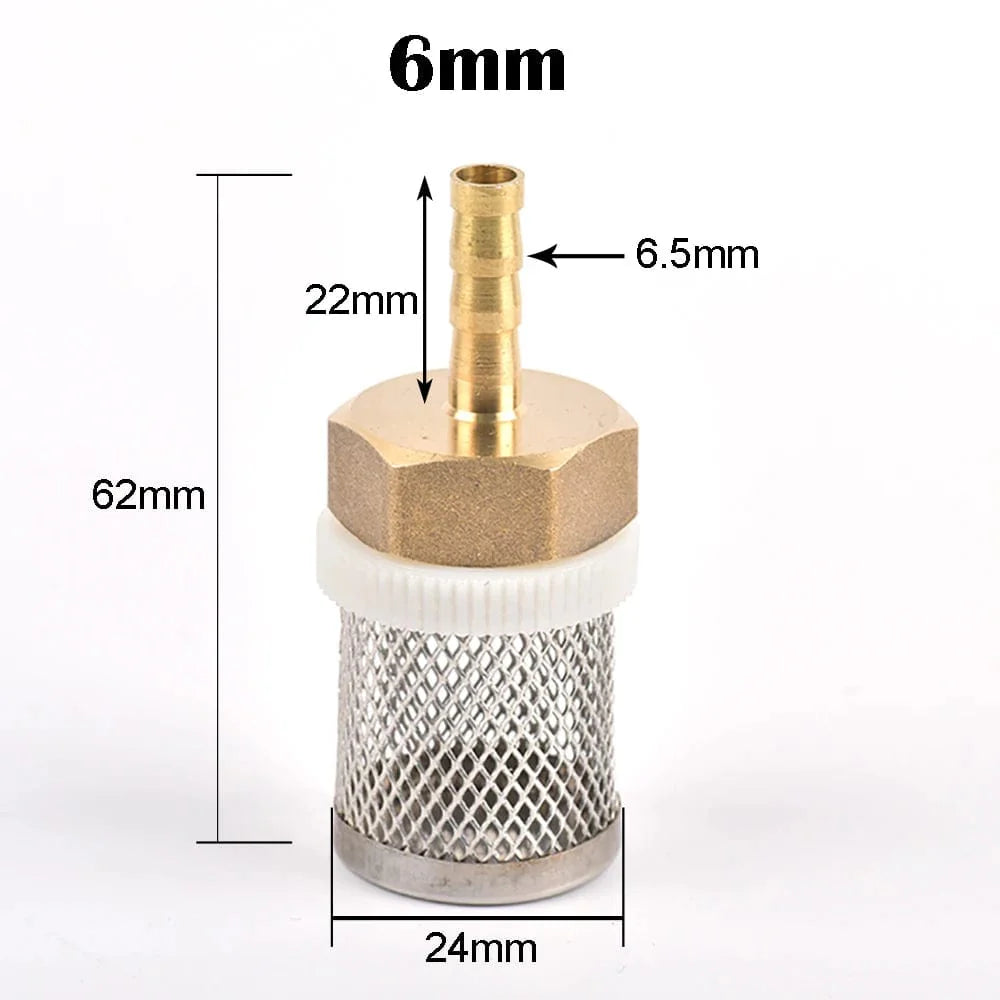 6-19mm Stainless Steel Mesh Filter 1/2" Female Inch Garden Irrigation Pump Protection Hose Water Cleaning Mesh Brass Filter | Stornfield