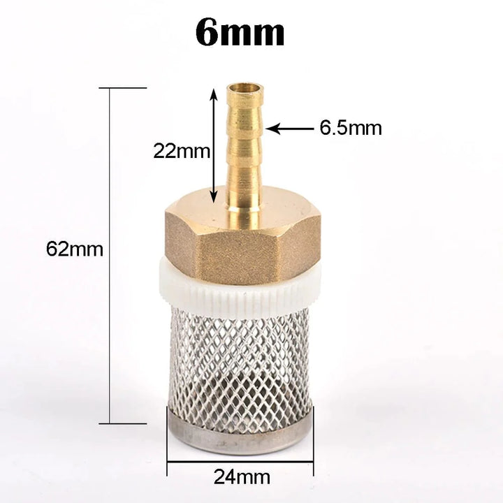 6-19mm Stainless Steel Mesh Filter 1/2" Female Inch Garden Irrigation Pump Protection Hose Water Cleaning Mesh Brass Filter | Stornfield