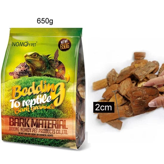 250g/650g Reptile Lizard Turtle Snake Accessory Bedding Material Pine Tree Bark Granules | Stornfield