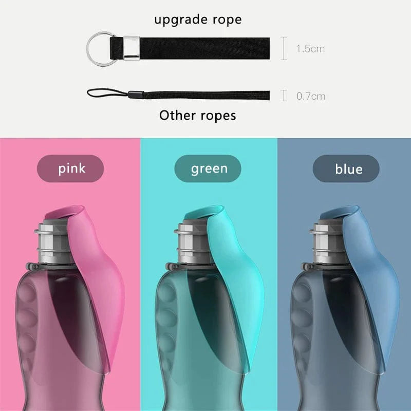800ml Portable Dog Water Bottle For Small Medium Big Dogs Outdoor Travel Drinking Bowl Puppy Cat Feeder Pet Labrador Accessories | Stornfield