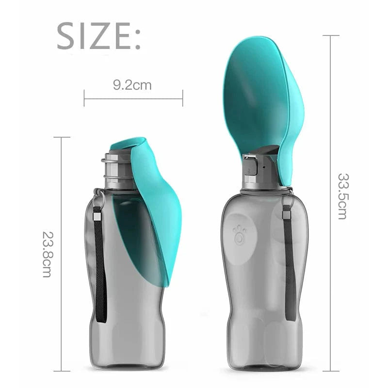 800ml Portable Dog Water Bottle For Small Medium Big Dogs Outdoor Travel Drinking Bowl Puppy Cat Feeder Pet Labrador Accessories | Stornfield