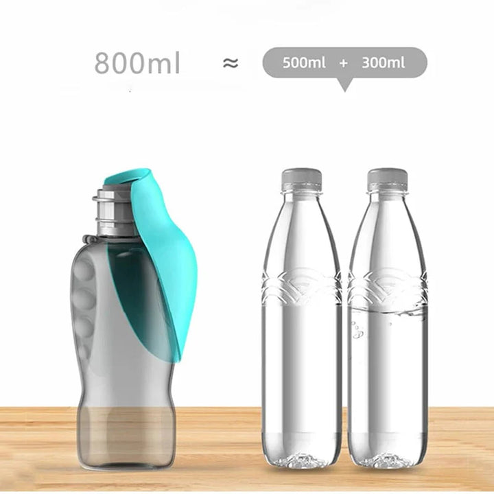 800ml Portable Dog Water Bottle For Small Medium Big Dogs Outdoor Travel Drinking Bowl Puppy Cat Feeder Pet Labrador Accessories | Stornfield
