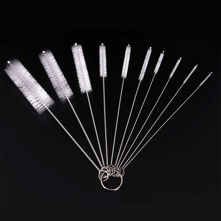 90/155/200CM Aquarium Cleaning Brush for Hose Air Tube Stainless Steel Flexible Double Ended Pipe Brush Fish Tank Accessories | Stornfield