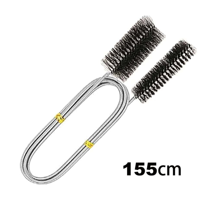 90/155/200CM Aquarium Cleaning Brush for Hose Air Tube Stainless Steel Flexible Double Ended Pipe Brush Fish Tank Accessories | Stornfield
