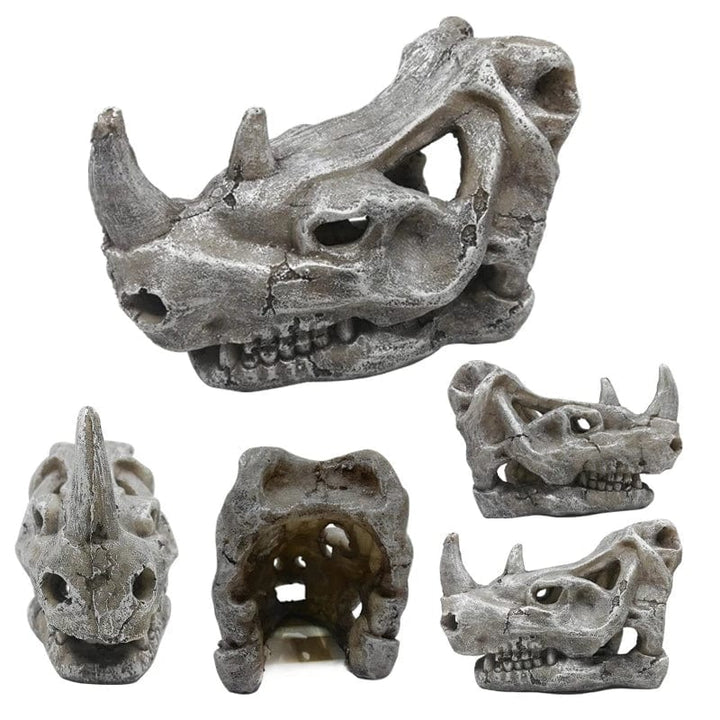 Animals Skull Fish Tank Fossil Dinosaur Ornaments Aquarium Rhinoceros Bone Decoration Fishbowl Crocodile Jellyfish Carp Turtle | Stornfield