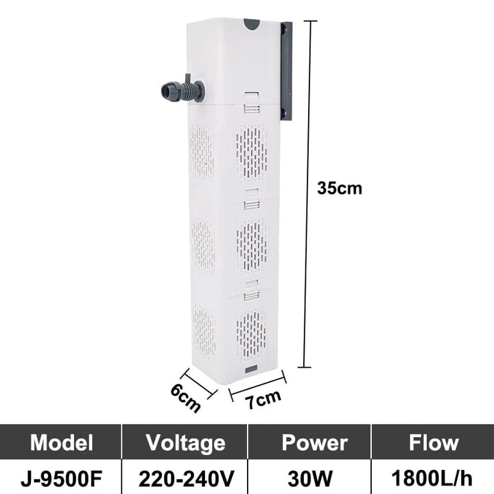Aquarium Filter Pump Fish Tank Submersible Silent Air Oxygen Aerator Internal Water Pump Aquarium Air Pump Wave Maker 220v | Stornfield