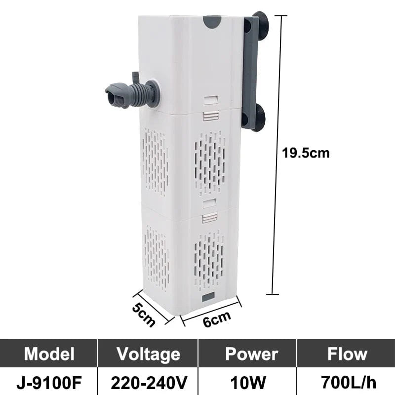 Aquarium Filter Pump Fish Tank Submersible Silent Air Oxygen Aerator Internal Water Pump Aquarium Air Pump Wave Maker 220v | Stornfield