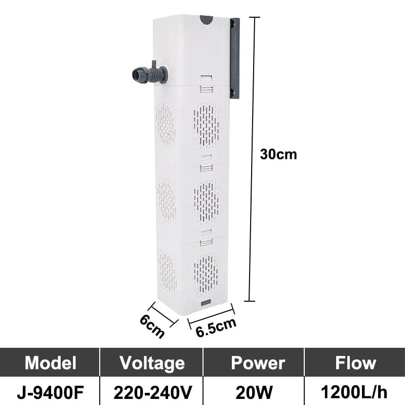 Aquarium Filter Pump Fish Tank Submersible Silent Air Oxygen Aerator Internal Water Pump Aquarium Air Pump Wave Maker 220v | Stornfield