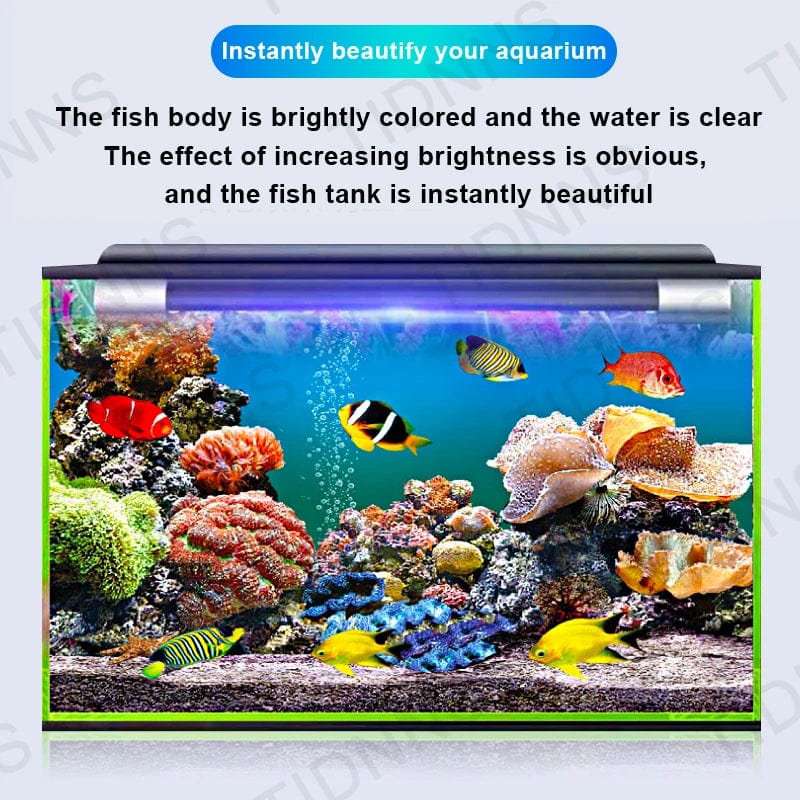 Aquarium Light LED Wide Angle Waterproof Fish Tank Lamp Submersible Brightness RGB Aquarium Decor Light Plant Grow Lamp 22-57 | Stornfield