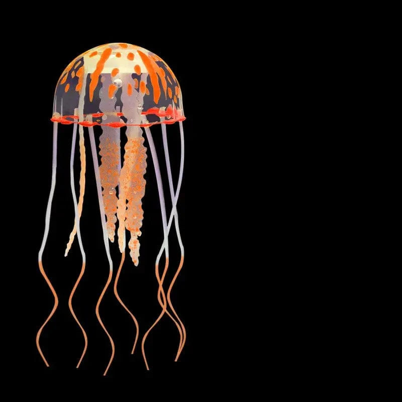 Artificial Jellyfish Fluorescent Transparent Floating Simulated Jellyfish Landscape Fish Tank Fish Pet Decorations Supplies | Stornfield