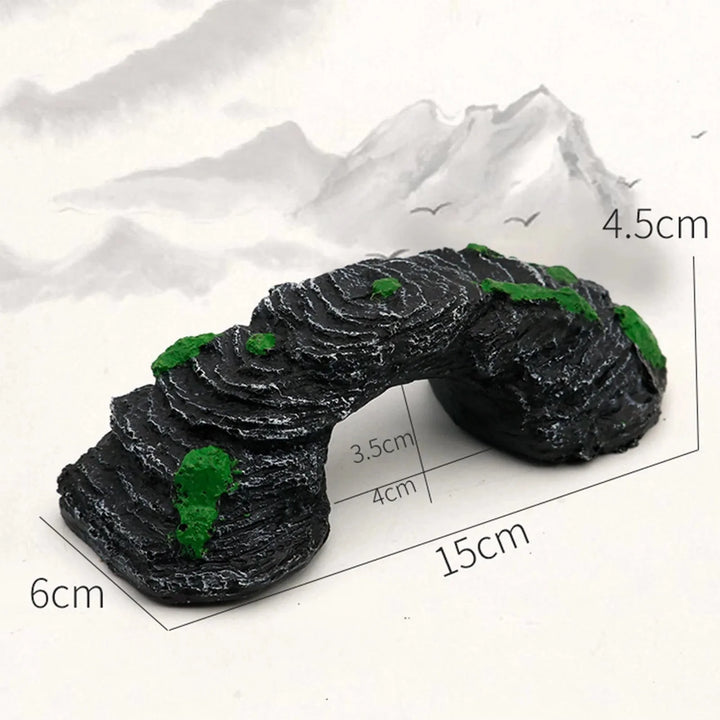 Fish Tank Artificial Bridge Resin Landscape Decoration Bridge Aquarium Equipment Accessories Ornament Cave Aquatic Pet Fish | Stornfield
