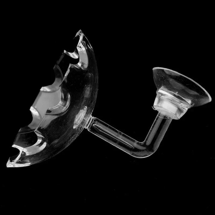 Shrimp Feeder Dish Shrimp Feed Dish Aquarium Fish Tank Shrimp Food Bowl Feeding Clear Glass Feeding Tube Dish Suction Accessory | Stornfield