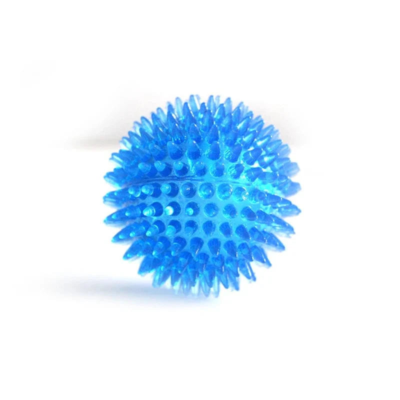 Pet Dog Toys Cat Puppy Sounding Toy Polka Squeaky Tooth Cleaning Ball TPR Training Pet Teeth Chewing Toy Thorn Balls Accessories | Stornfield