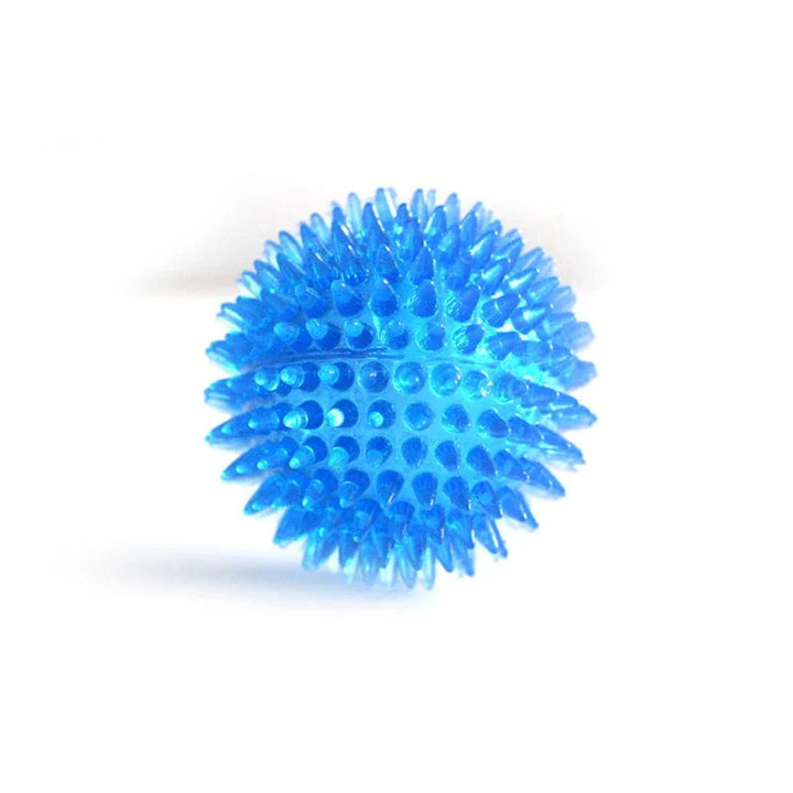 Pet Dog Toys Cat Puppy Sounding Toy Polka Squeaky Tooth Cleaning Ball TPR Training Pet Teeth Chewing Toy Thorn Balls Accessories | Stornfield