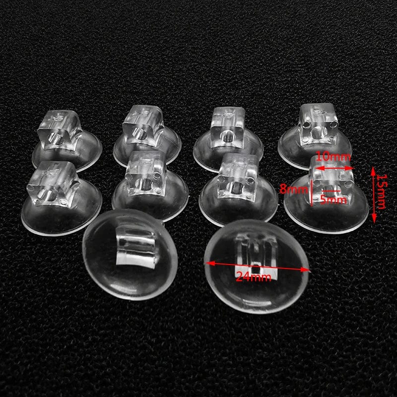 10Pcs Black Aquarium Suction Cup Air Tube Holder Sucker for Fish Tank Pump Oxygen Air Tube Fixing Clip Accessories For Aquarium | Stornfield